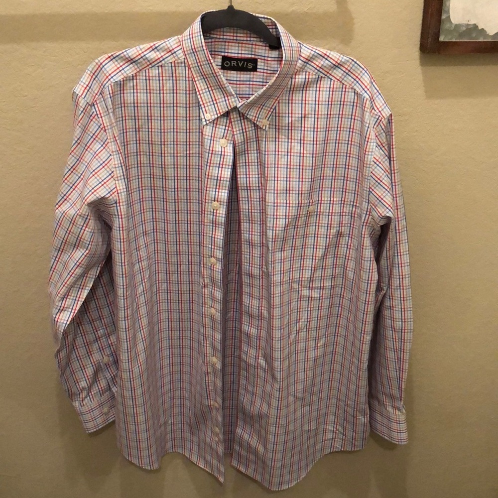 ORVIS WRINKLE FREE BUTTON DOWN